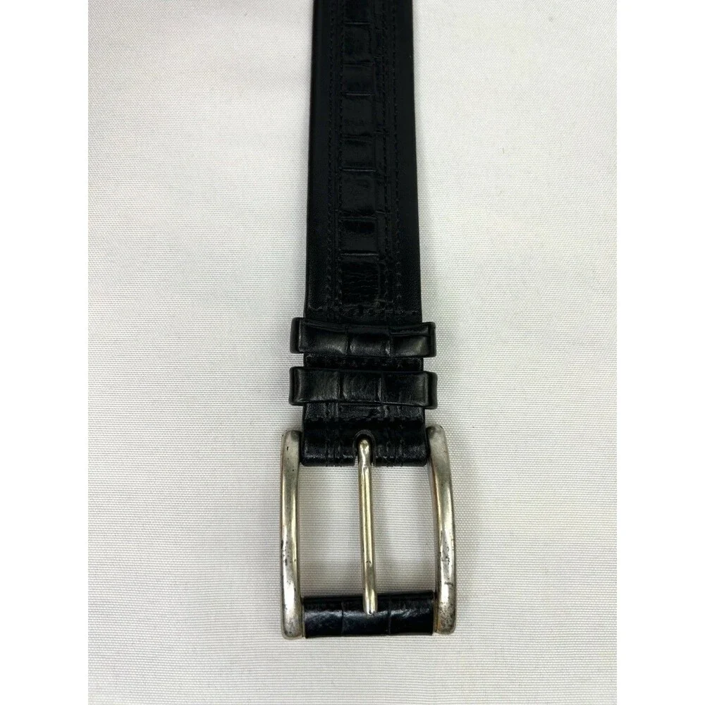 Footjoy Black Genuine Leather Golf Belt - Men's Size 34